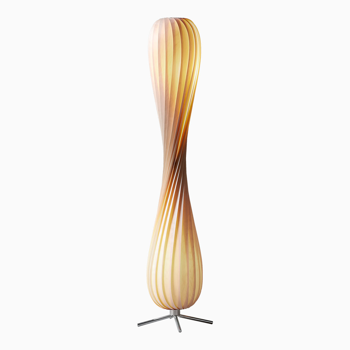 TR7 Stehleuchte, Birke Natur, Ø: 25 cm, H: 148 cm
