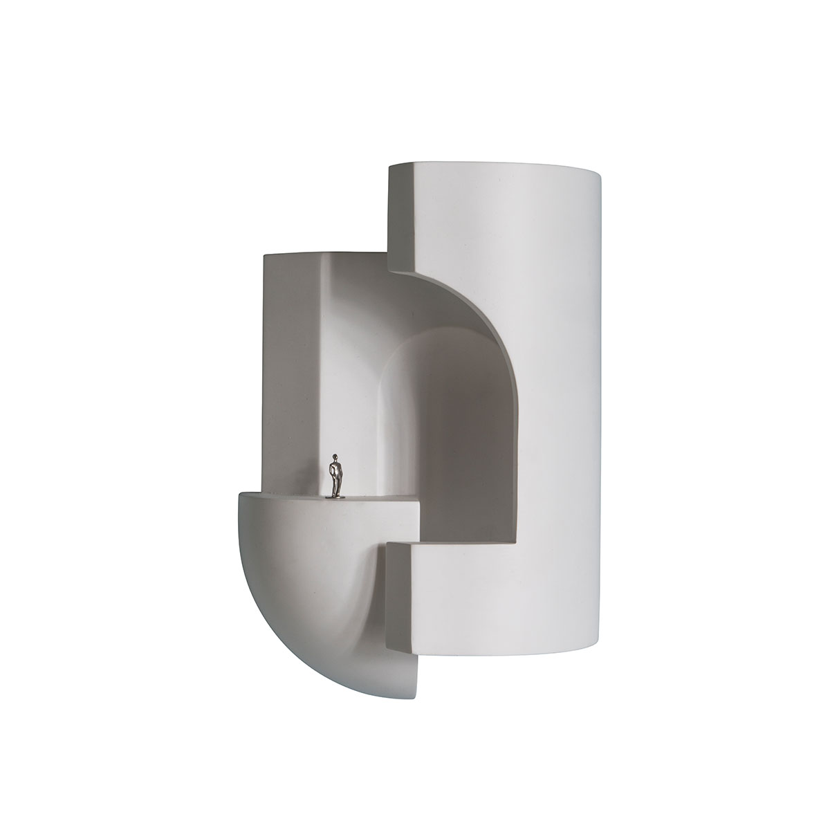 DCW Editions Soul Story 2 Wandleuchte, H: 29,7 cm Weiß Modern – Design-Wandleuchte für Treppenhaus