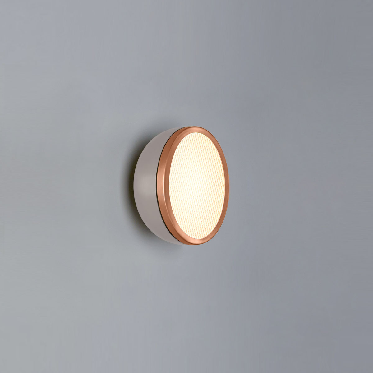 Molly 556.71 Wand - Deckenleuchte Ø: 15 cm, Sandgrau, Kupfer Molly 556.71 Wand - Deckenleuchte Ø: 15 cm, Sandgrau, Kupfer