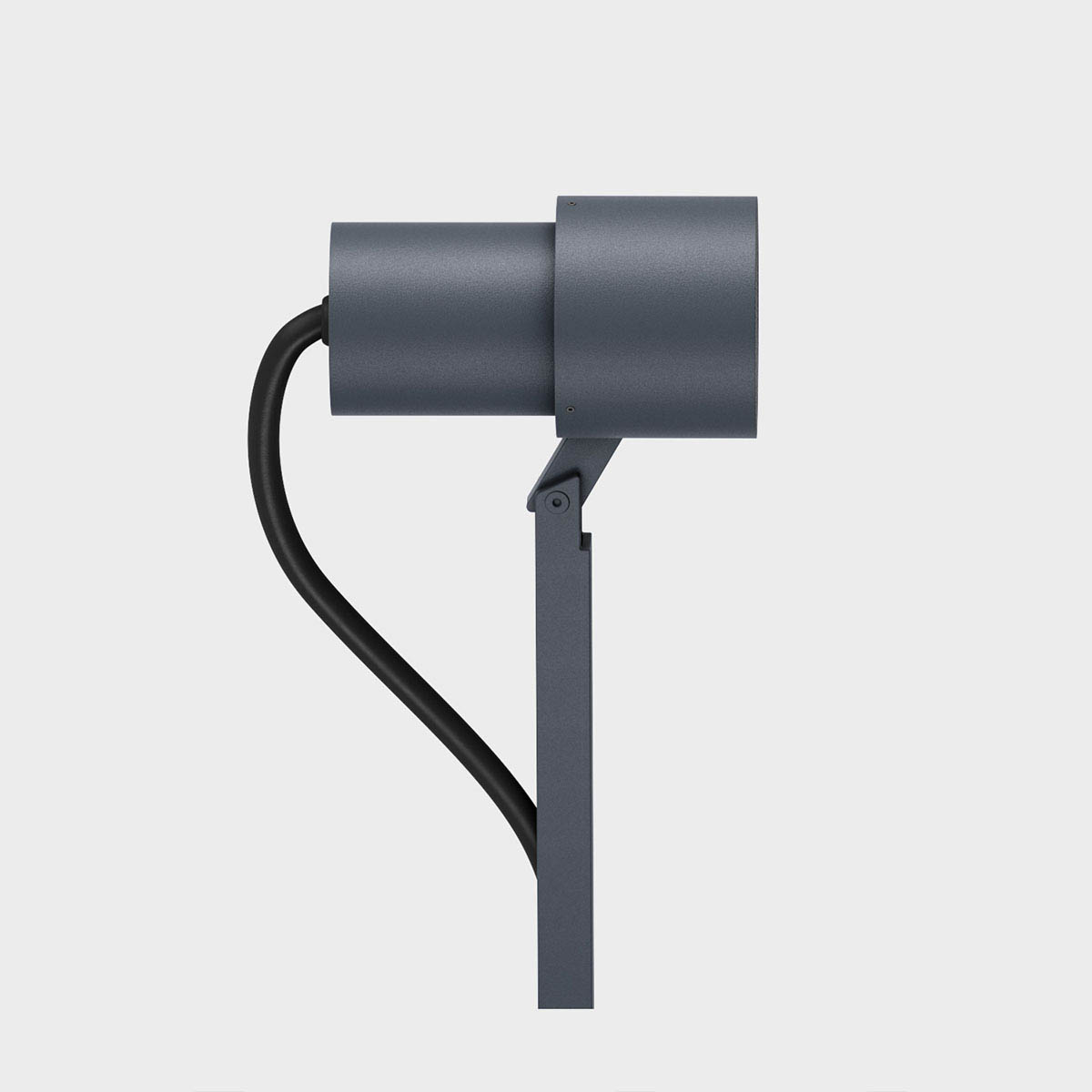 Funktionales Zubehör für den piek Leuchtenkopf in Farbe anthrazit