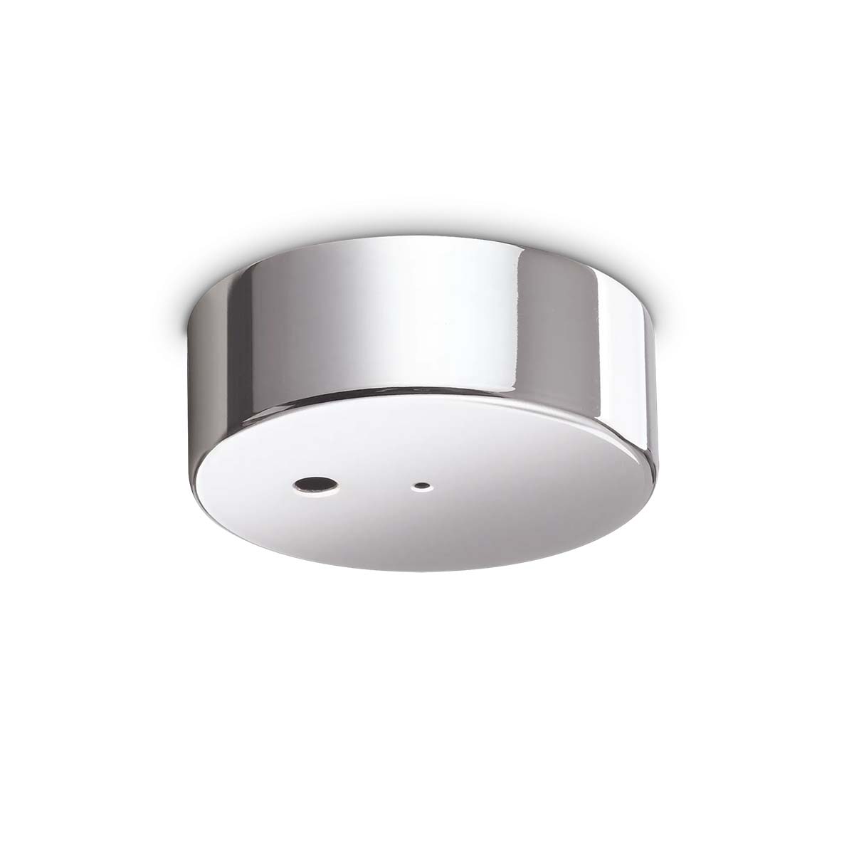 Lampen Baldachin magnetisch 1-fach 1e1m, Ø: 9 cm, H: 3,3 cm, Chrom