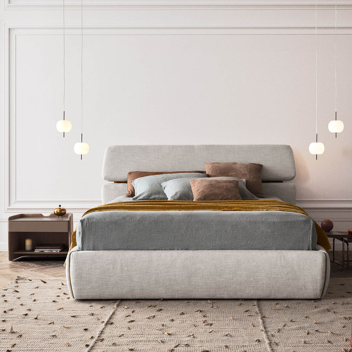 Kushi 16 Pendelleuchte, Ø: 11 cm, Kupfer