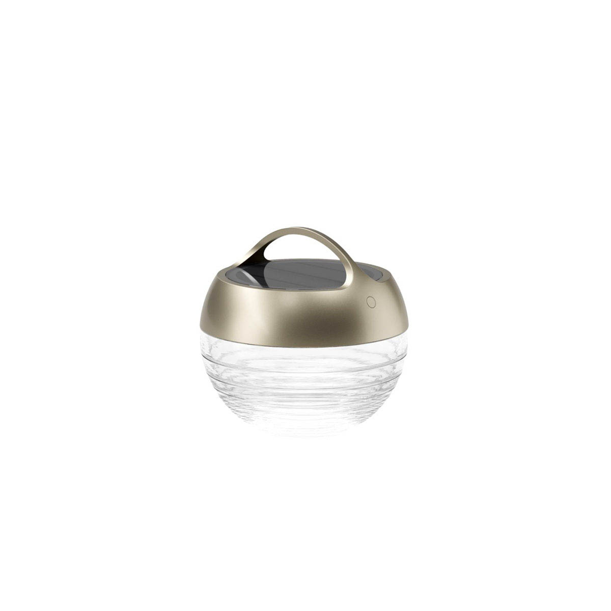IP44.de aqu Solar-Akku Tischleuchte True gold H: 23,1 cm