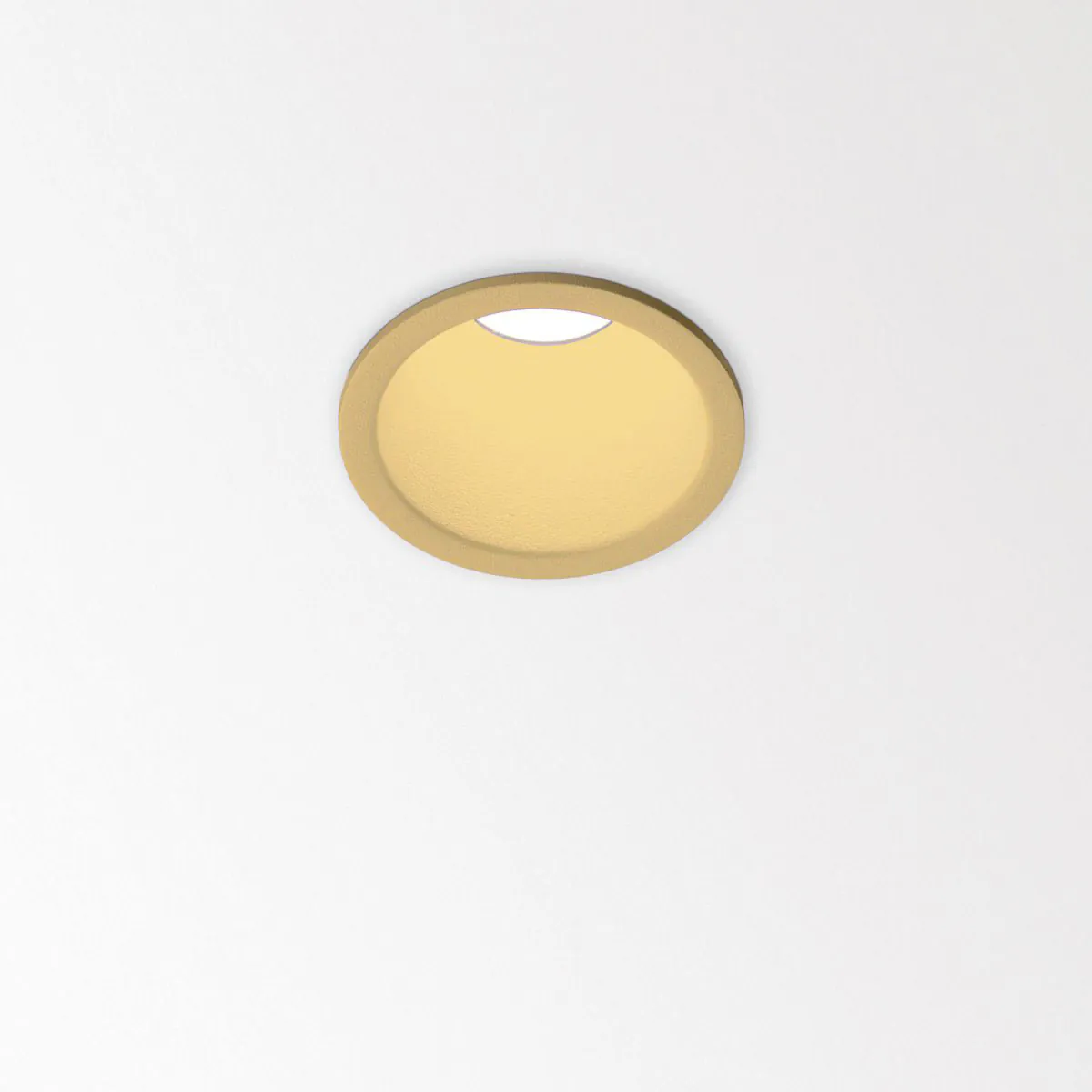 MINI DEEP RINGO II 93037 Einbaustrahler, Ø: 6,1 cm, Flemish Gold, Warmweiß 3000K, 37°