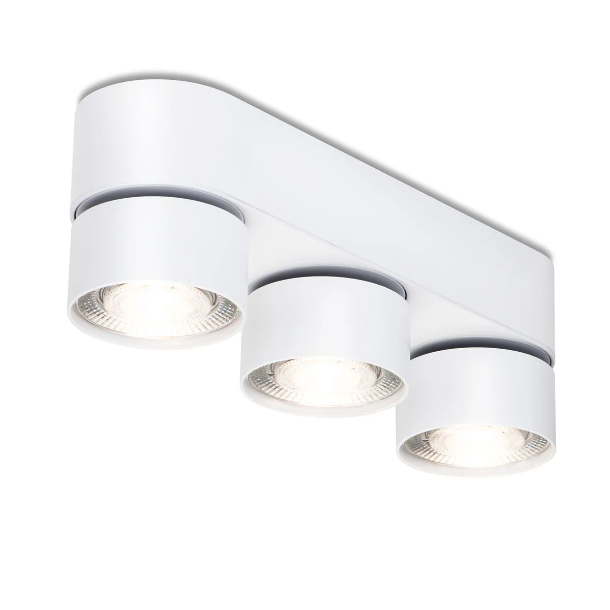 Wittenberg 4.0, wi4-ab-3ov Aufbaustrahler, Weiß matt, Extra-Warmweiß 2700K, Spot 12°, Phase Cut Wittenberg 4.0, wi4-ab-3ov Aufbaustrahler, Weiß matt, Warmweiß 3000K, Flood 38°, Bluetooth