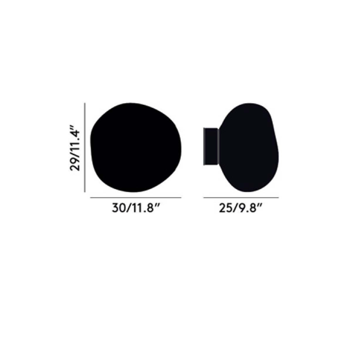 Tom Dixon Melt Surface Mini LED Wandleuchte, Silber, B: 30 cm, H: 29 cm Tom Dixon Melt Surface Mini LED Wandleuchte, Bronze, B: 30 cm, H: 29 cm