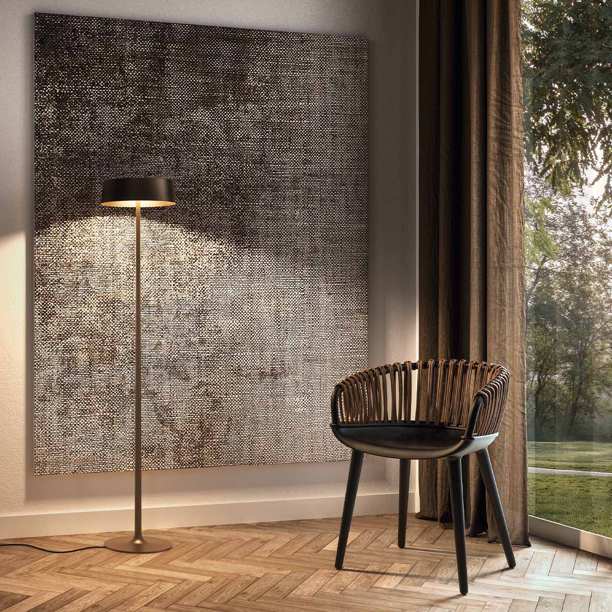 China 0308-12 Stehleuchte H: 160 cm, Schwarz China 0308-12 Stehleuchte H: 160 cm, Blau