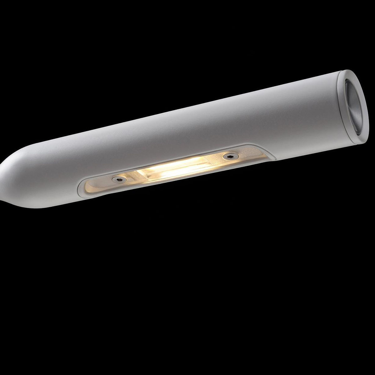 Flo Wall M Wandleuchte, Gunmetal, Extra-Warmweiß 2700K, ohne Kabel