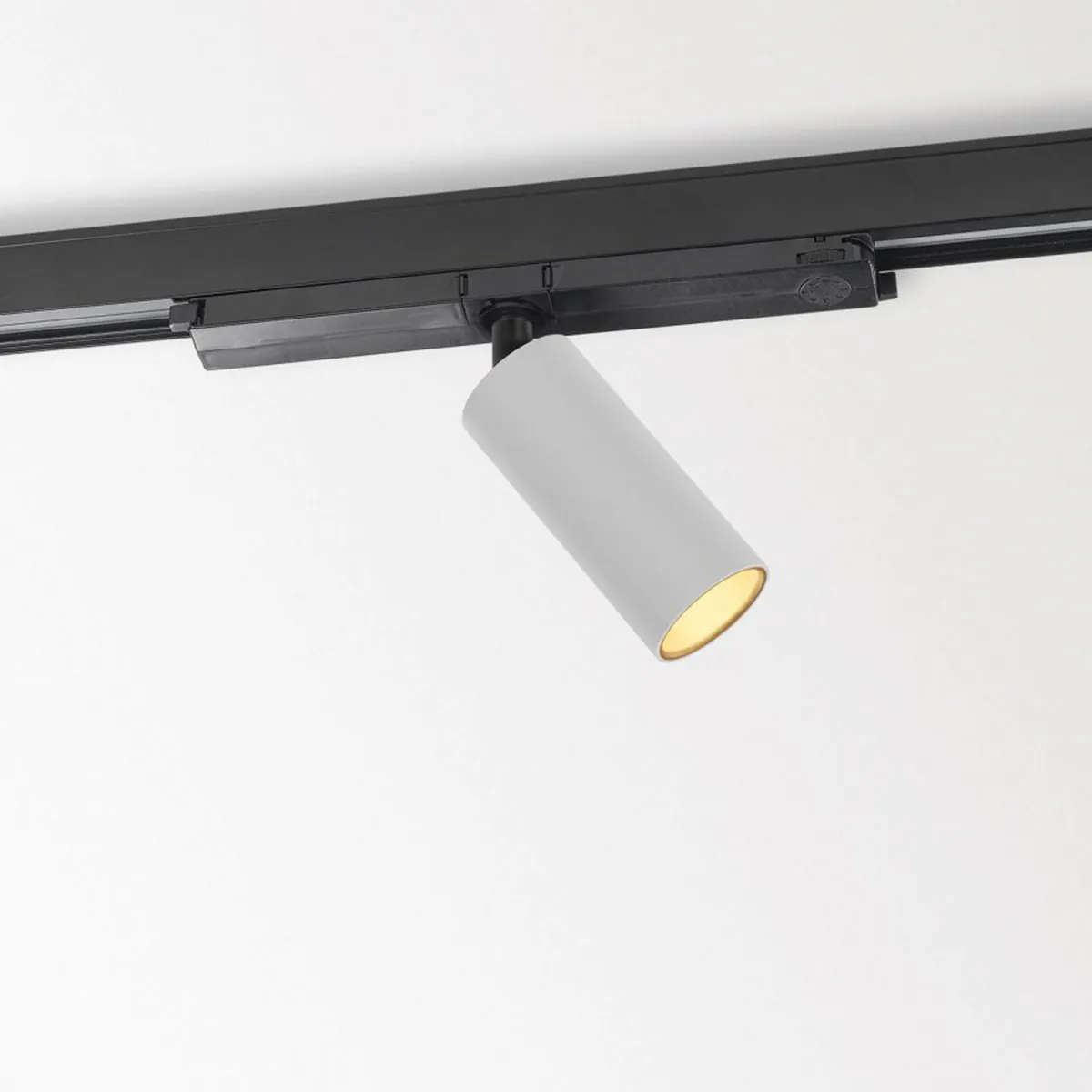 SPY 52 93045 ADM DIM5 Schienenstrahler, DALI dimmbar, Ø: 5,2 cm, Weiß, Warmweiß 3000K, 45°