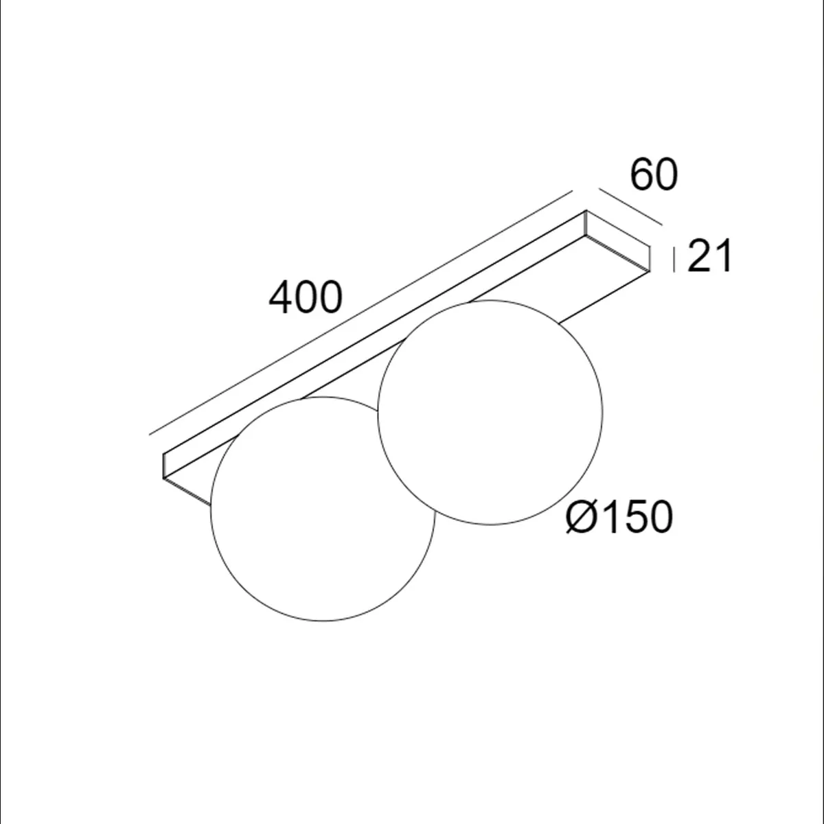 OONO ON 2 927 Deckenleuchte, Ø: 20 cm, Schwarz, Extra-Warmweiß 2700K OONO ON 2 927 Deckenleuchte, Ø: 20 cm, Goldfarben, Warmweiß 3000K
