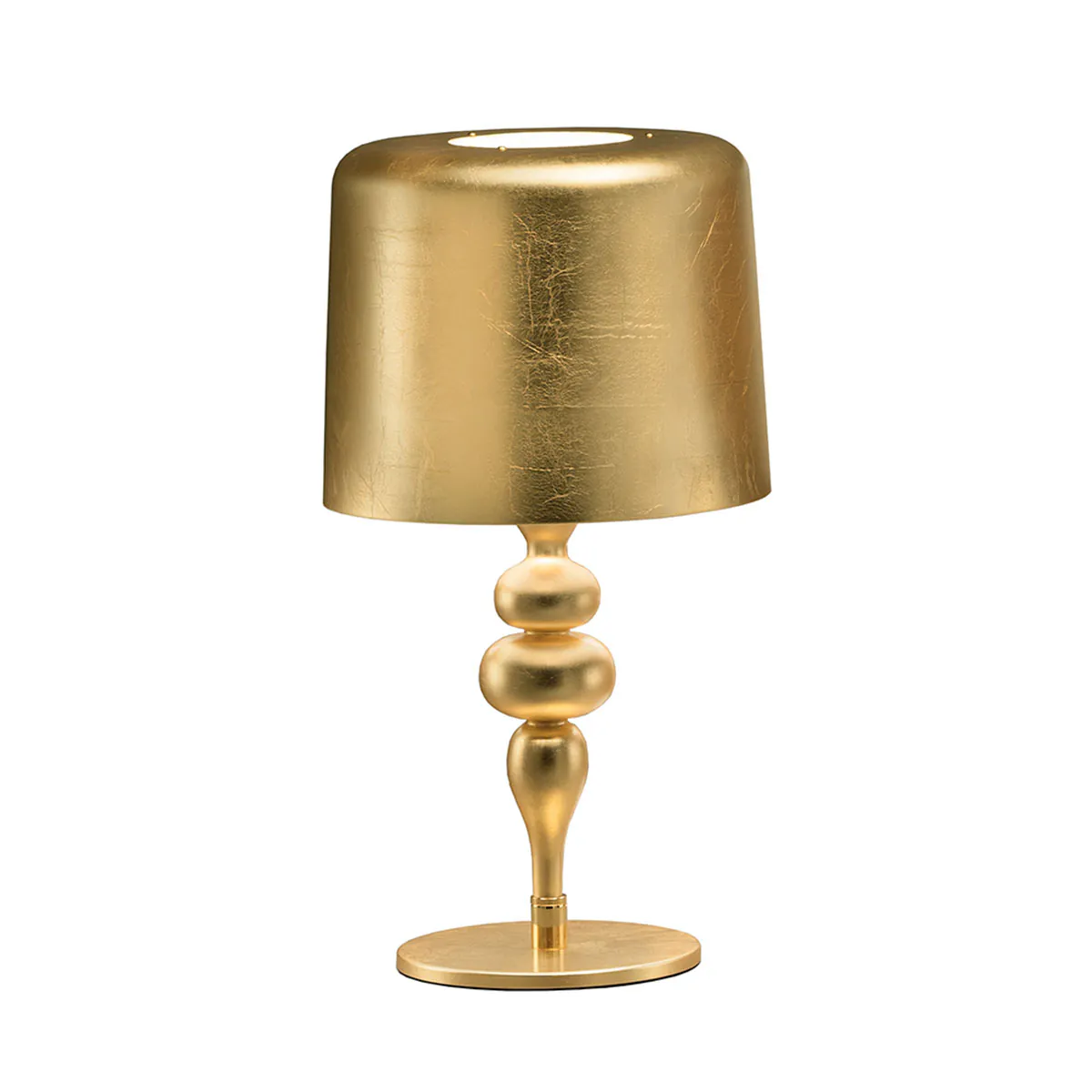 Eva TL1 M Tischleuchte, Blattgold, H: 53 cm