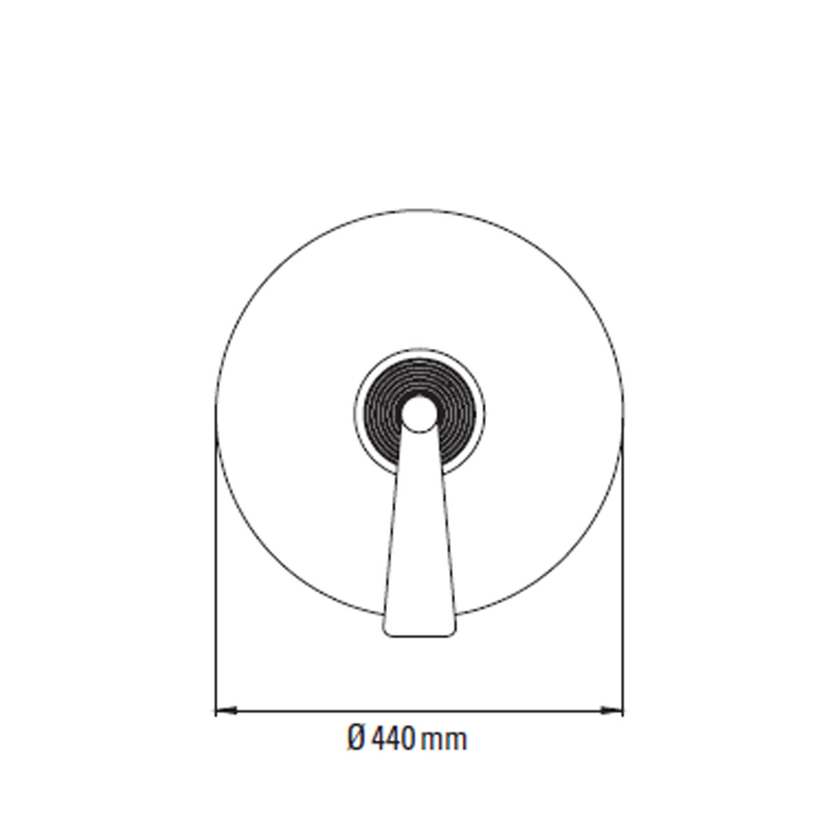 Pan Wandleuchte, Ø: 44 cm