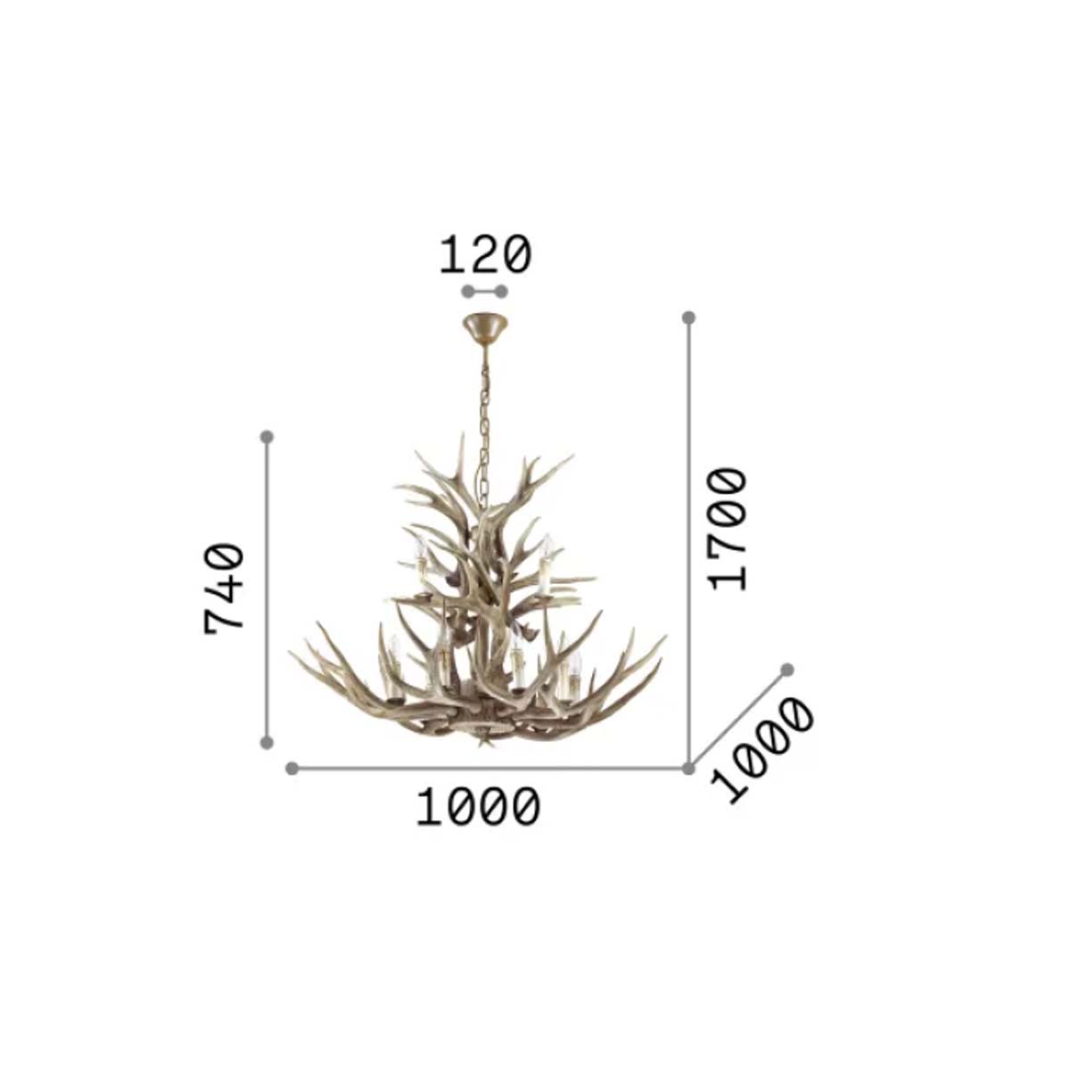 Chalet SP12 Pendelleuchte, Ø: 100 cm Chalet SP12 Pendelleuchte, Ø: 100 cm