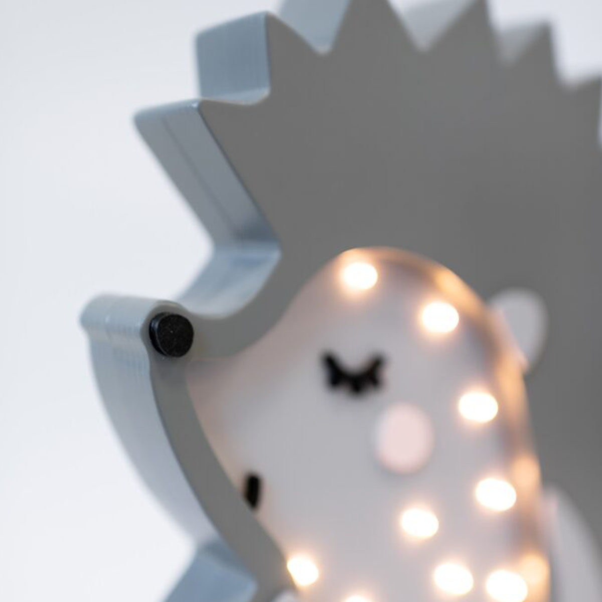 LED Kinder Nachtlicht Igel, aus Holz, handgemacht