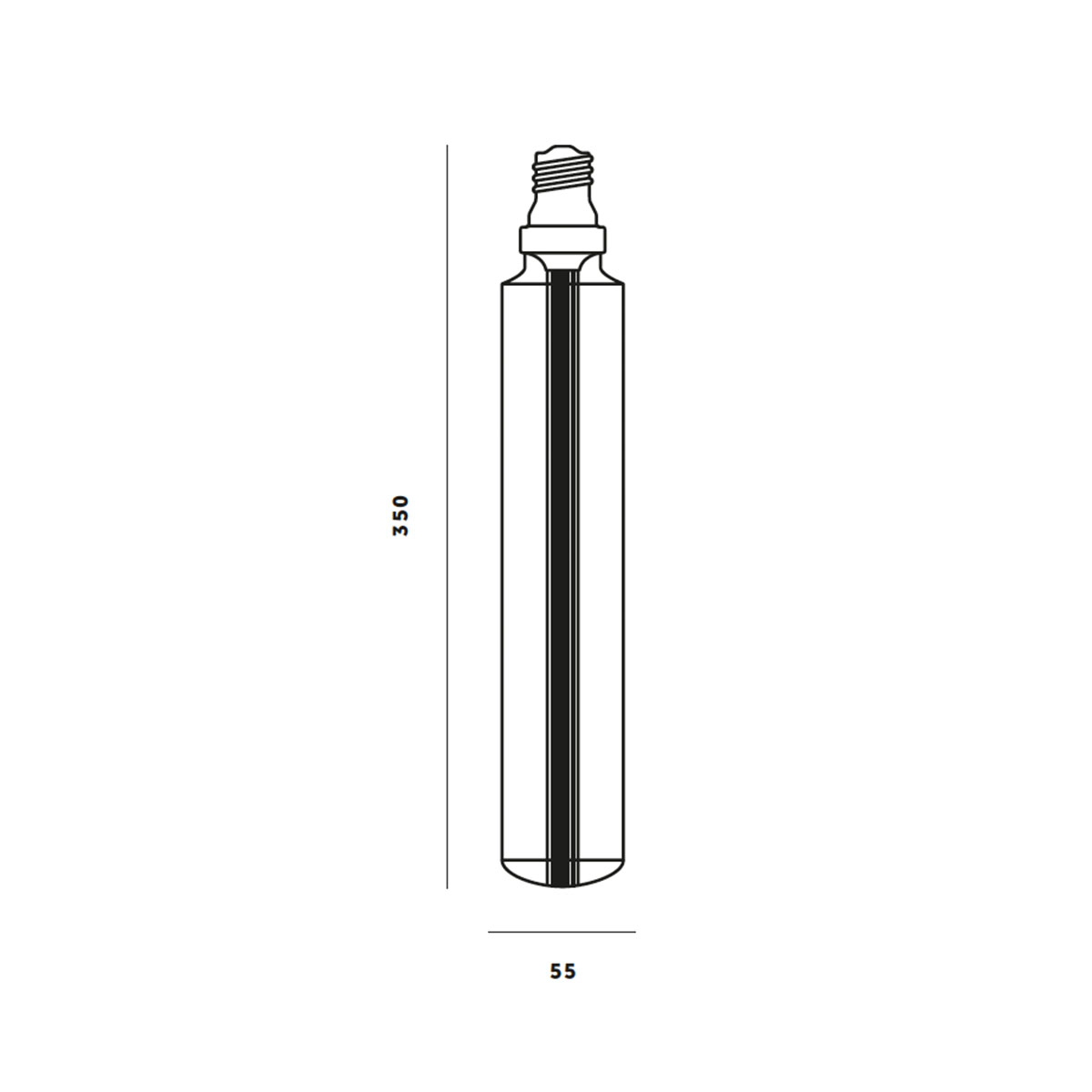 Buster Bulb Tube, E27, dimmbar