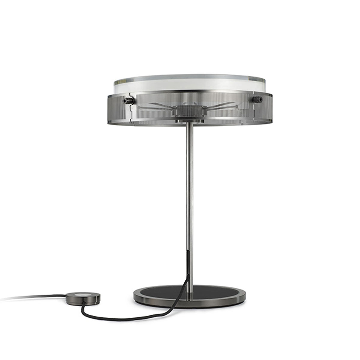 Anima Tischleuchte, H: 45 cm, Gunmetal, Extra-Warmweiß 2700K