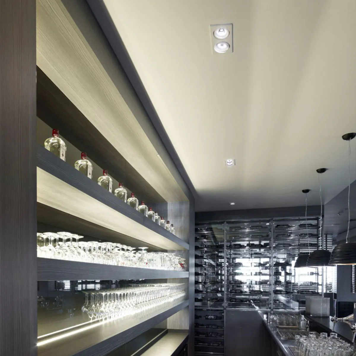 REO S 2 OK 93050 S1 Einbaustrahler, L: 19,6 cm, B: 10,4 cm, Warmweiß 3000K, 50°