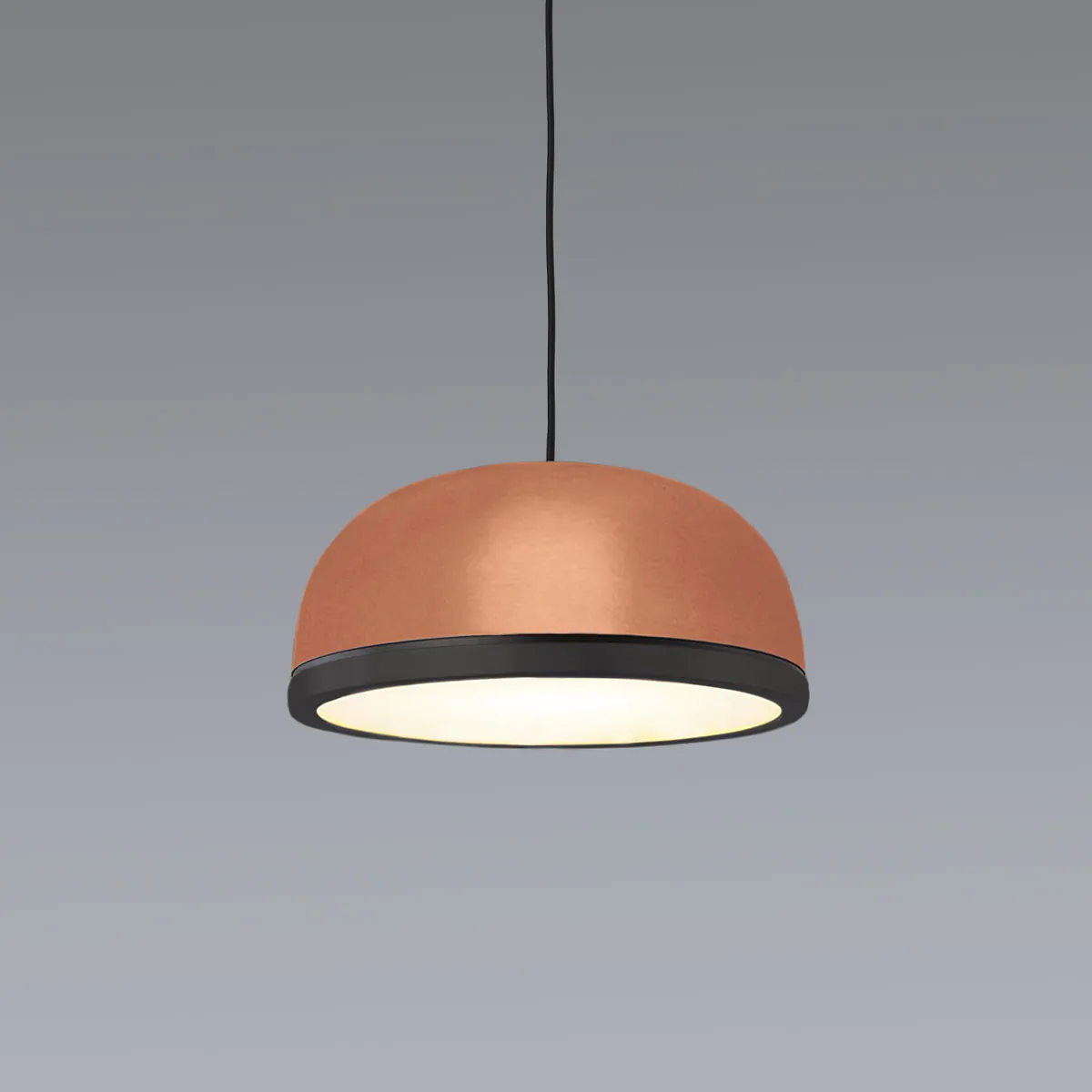 Molly 556.23 Pendelleuchte Ø: 38 cm, Kupfer, Schwarz