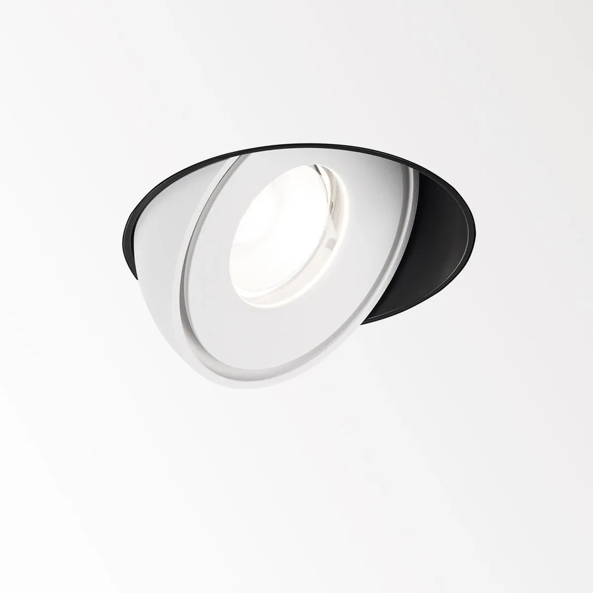 TWEETER M TRIMLESS 93050 Einbaustrahler, Ø: 10,2 cm, Weiß, Warmweiß 3000K, 50°