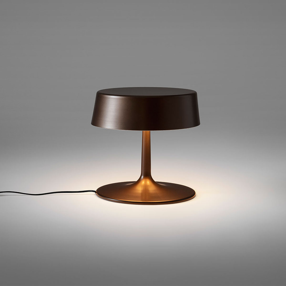 China 0308-01 Small Tischleuchte, Ø: 23 cm, H: 22,5 cm, Bronze