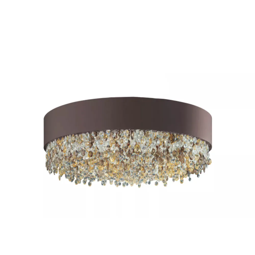 Olà PL12 120 Deckenleuchte, Bronze matt, Ø: 120 cm, LED-Modul