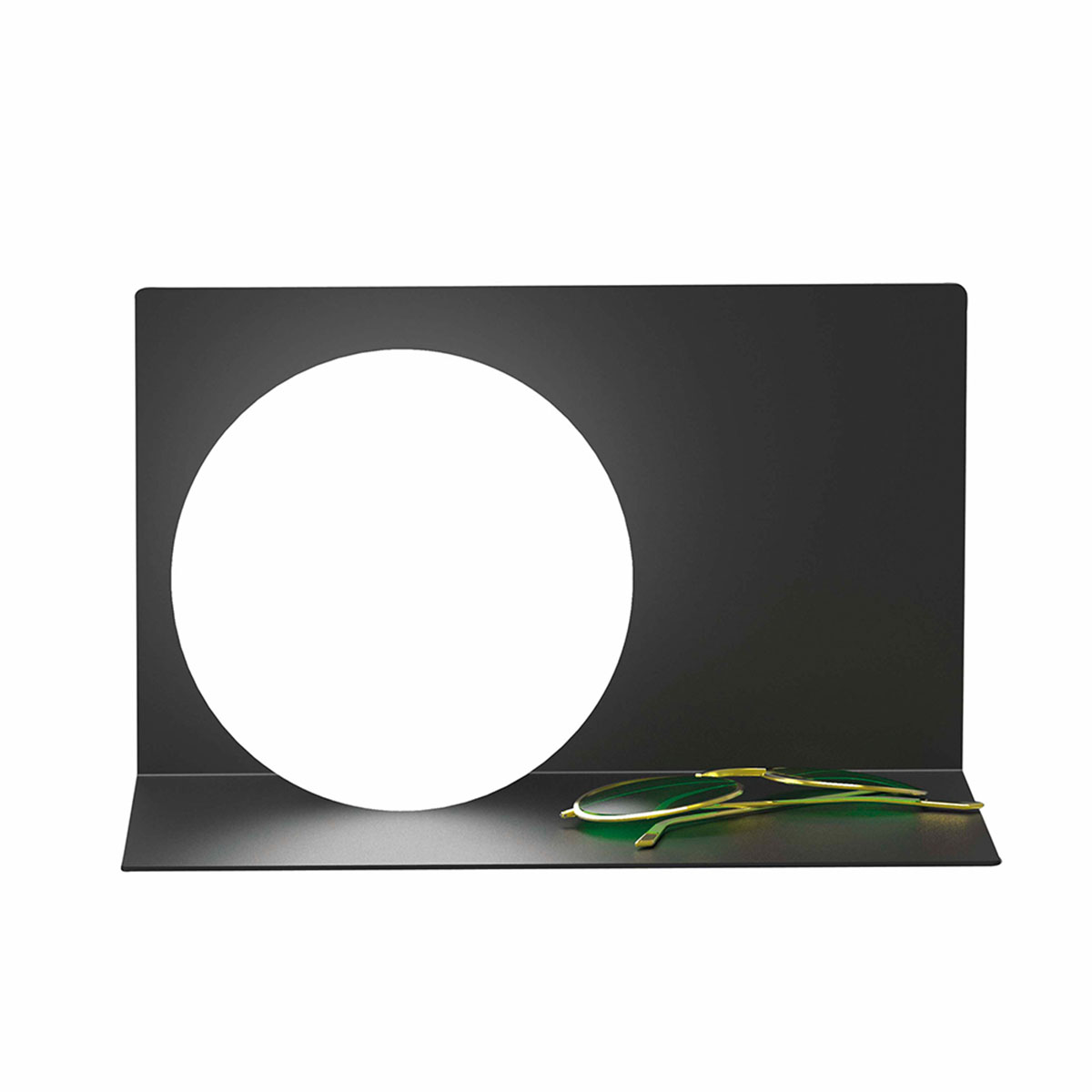 Balance 15 x 25 DX Wandleuchte, B: 25 cm, H: 15 cm, Schwarz, Leuchte rechts Balance 15 x 25 SX Wandleuchte, B: 25 cm, H: 15 cm, Schwarz, Leuchte links