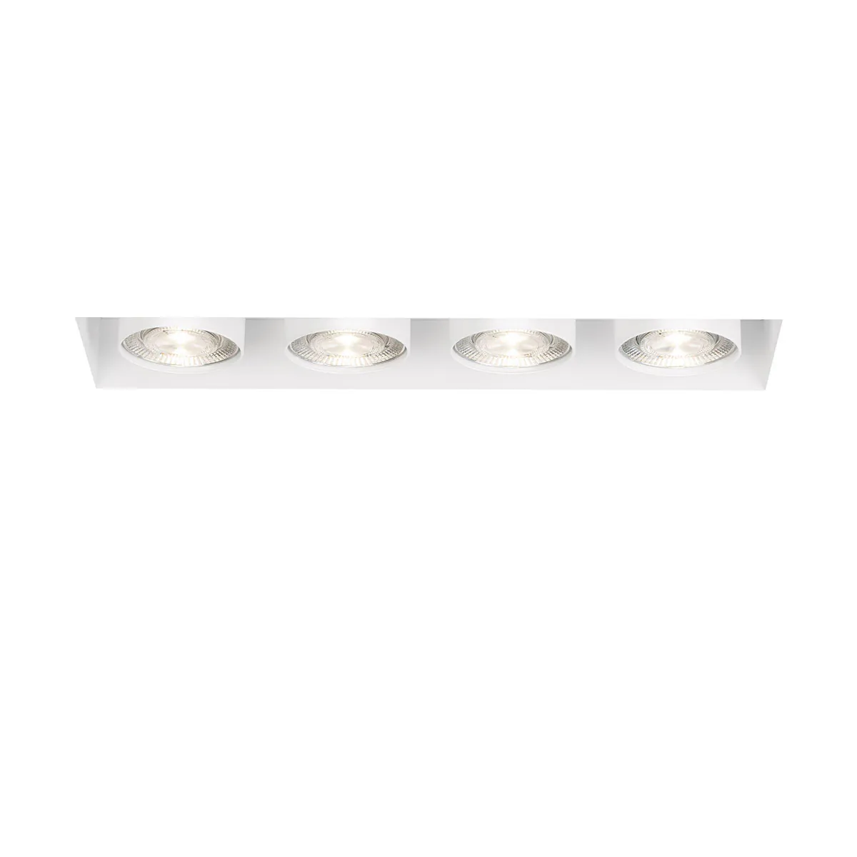 Wittenberg 4.0, wi4-eb-4e-db Einbaustrahler, Weiß matt, Warmweiß 3000K, Flood 38°