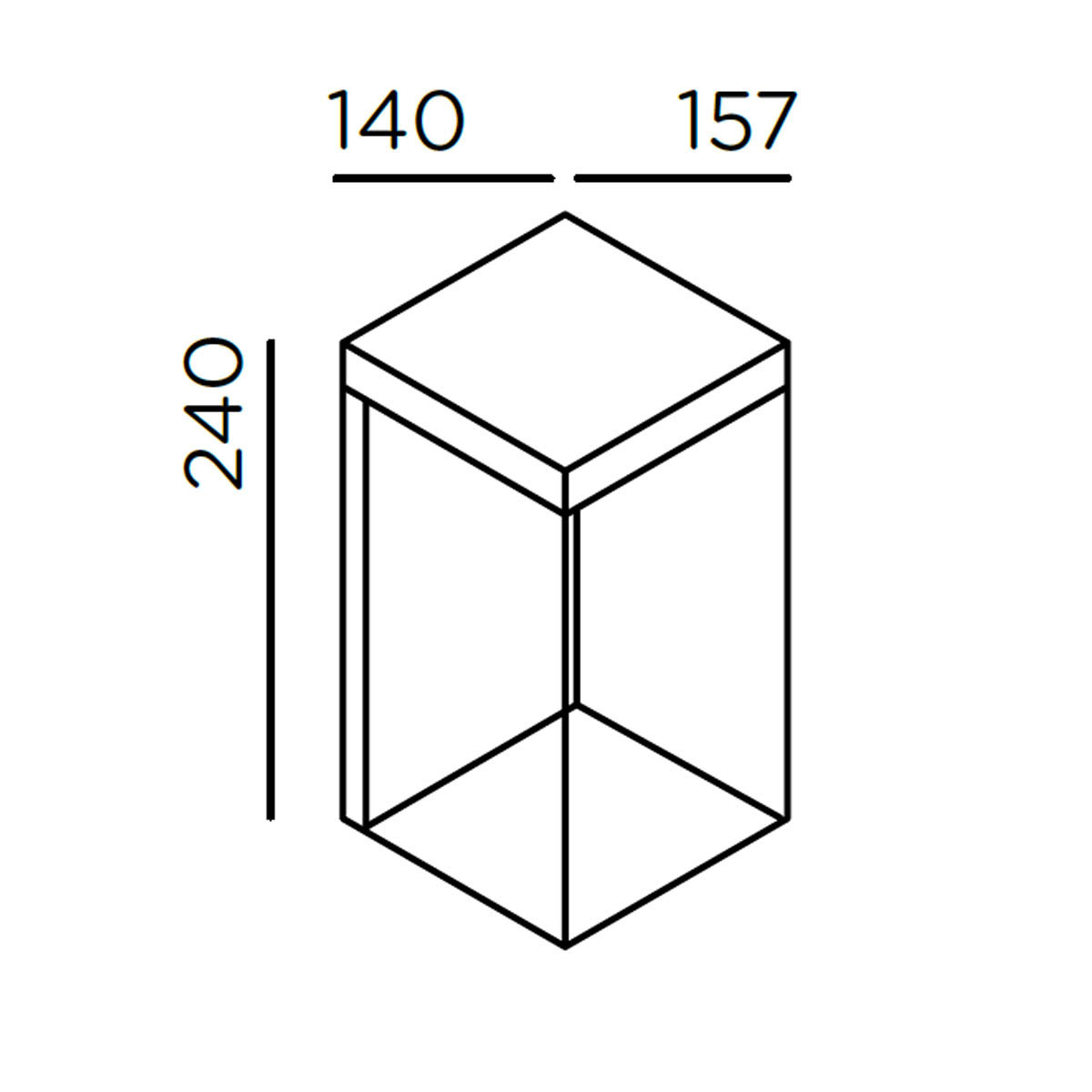 gic Wandleuchte, H: 24 cm, T: 15,4 cm, Anthrazit gic Wandleuchte, H: 24 cm, T: 15,4 cm, Pure White