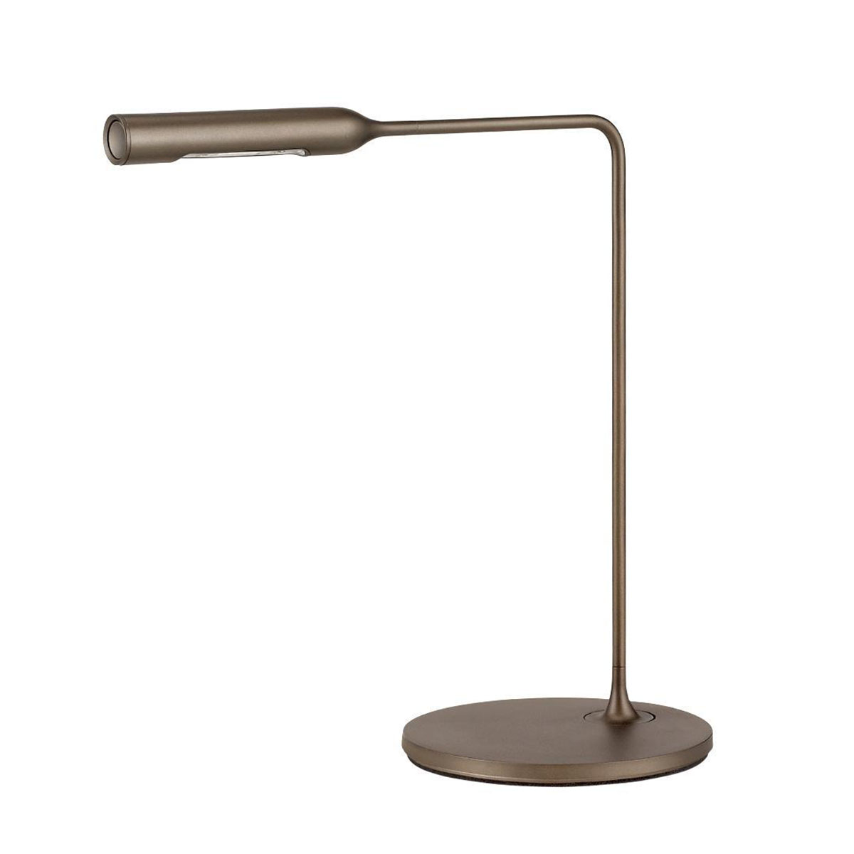 Flo Desk Tischleuchte, H: 43 cm, Bronze metallic, Warmweiß 3000K