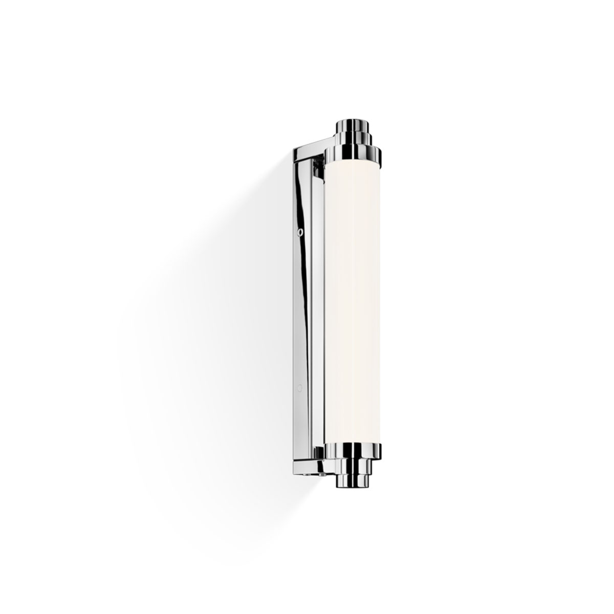 Hochwertige Design-Wandlampe fürs Bad – Decor Walther Vienna 40 N LED Wandleuchte Bad, Nickel poliert, H: 40 cm