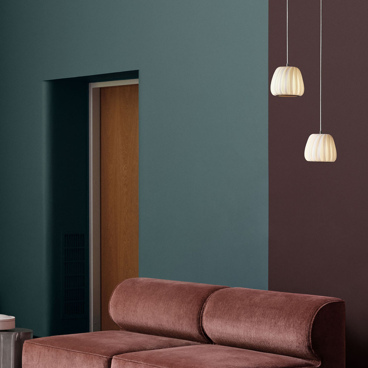 ST906 Mini Pendelleuchte, Ø: 18 cm, H: 17 cm, Beschichtetes Papier