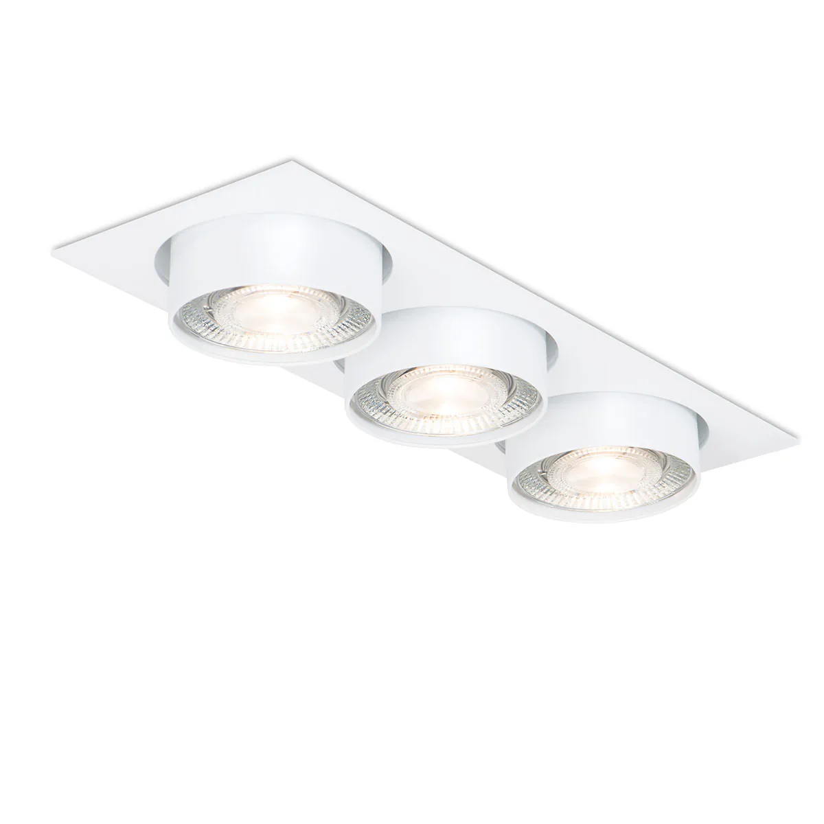 Wittenberg 4.0, wi4-eb-3e Einbaustrahler, Schwarz matt, Warmweiß 3000K, Flood 38°