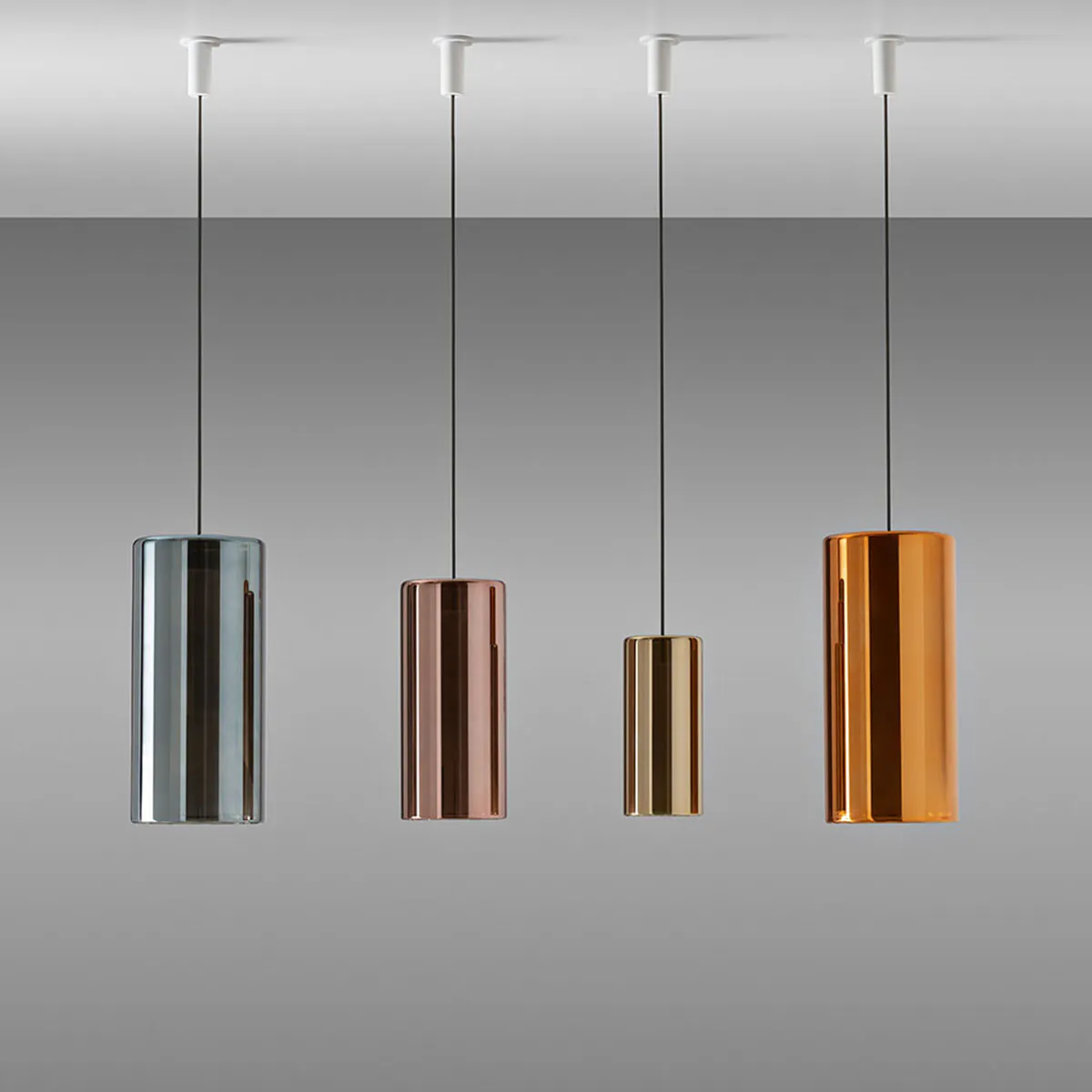 Lit 1912-21 Small Pendelleuchte, Violet Glas