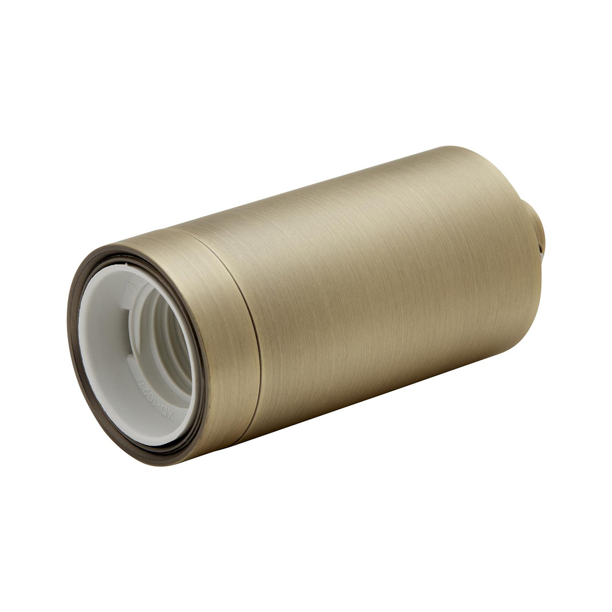 Lampenfassung E27 Aluminium Metallic patiniert Lampenfassung E27 Aluminium Metallic patiniert