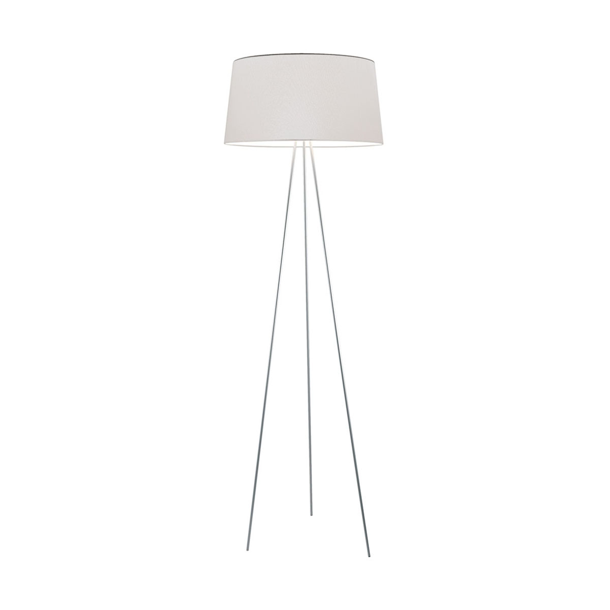 Tripod Floor Stehleuchte, H: 175 cm, Weiß