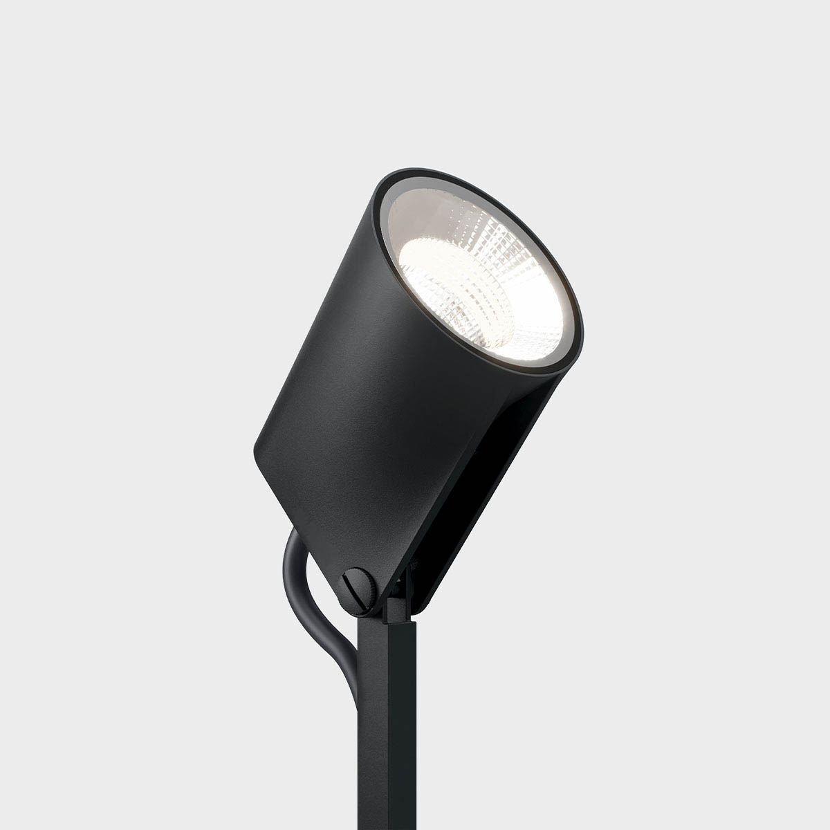 stic Erdspießleuchte, Schuko Stecker, Deep Black, H: 30 cm Schmale Erdspießleuchte mit Schuko Stecker für außen in der Farbe schwarz