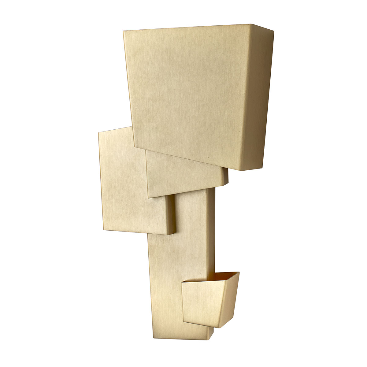 DCW Editions Map 1 L Wall Wandleuchte H: 39,8 cm Messing Modern – exklusive Wandleuchte für Flur