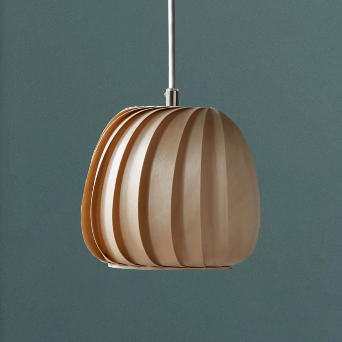 ST906 Mini Pendelleuchte, Ø: 18 cm, H: 17 cm, Birke Natur ST906 Mini Pendelleuchte, Ø: 18 cm, H: 17 cm, Beschichtetes Papier