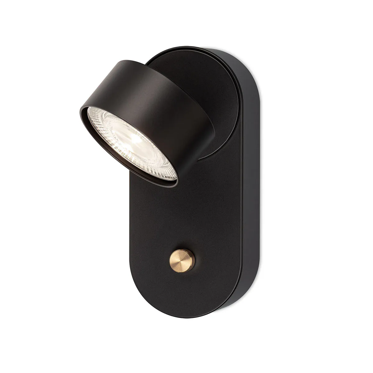 Wittenberg 4.0, wi4-ab-1ov-d2w Wandleuchte, Schwarz matt, Flood 38°